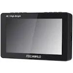 Feelworld F5 PROX 5.5&#034; 4K 1200nit Touch-Screen DSLR Camera Field Monitor IPS New