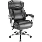 Realspace Axton Big & Tall High-Back Bonded Leather Chair