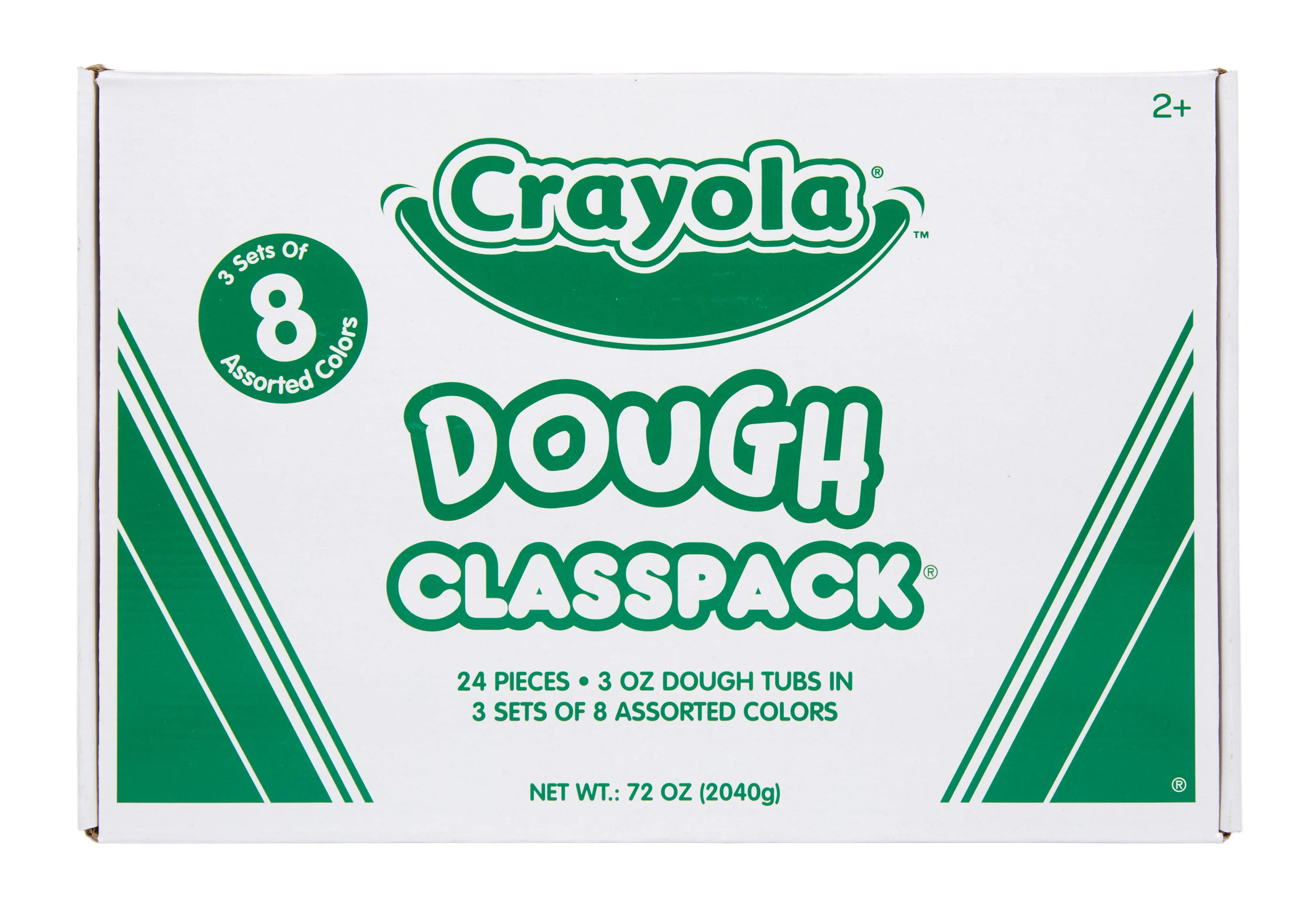 Crayola - Dough Classpack, 3 oz, 8 Assorted Colors, 24/Pack