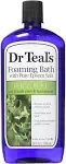 Dr Teal's Foaming Bath with Pure Epsom Salt, Relax & Relief with Eucalyptus & Spearmint, 34 fl oz (Pack of 4)