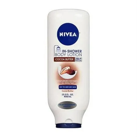 Nivea Body Lotion, In-Shower, Cocoa Butter - 13.5 fl oz