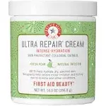 First Aid Beauty Ultra Repair Cream Intense Hydration Moisturizer for Face and Body – Fresh Pear Scent, 14 oz