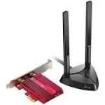 TP-Link Archer AX3000 Wireless Dual-Band PCIe Wi-Fi Adapter with Bluetooth 5.0