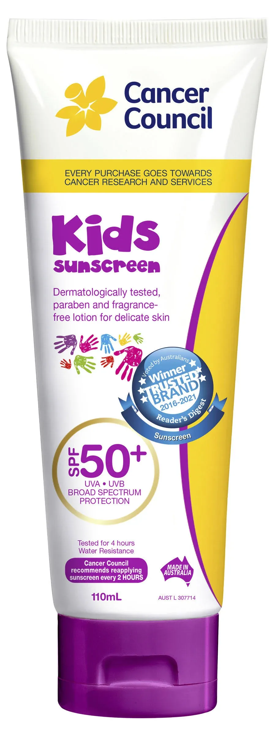 Cancer Council Kids Sunscreen SPF 50+ 110 ml