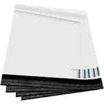 14.5X19 Poly Mailers Shipping Envelope Self Sealing Bags (Pack of 100), White