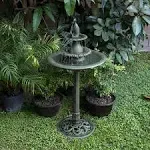 Fish Birdbath Fountain