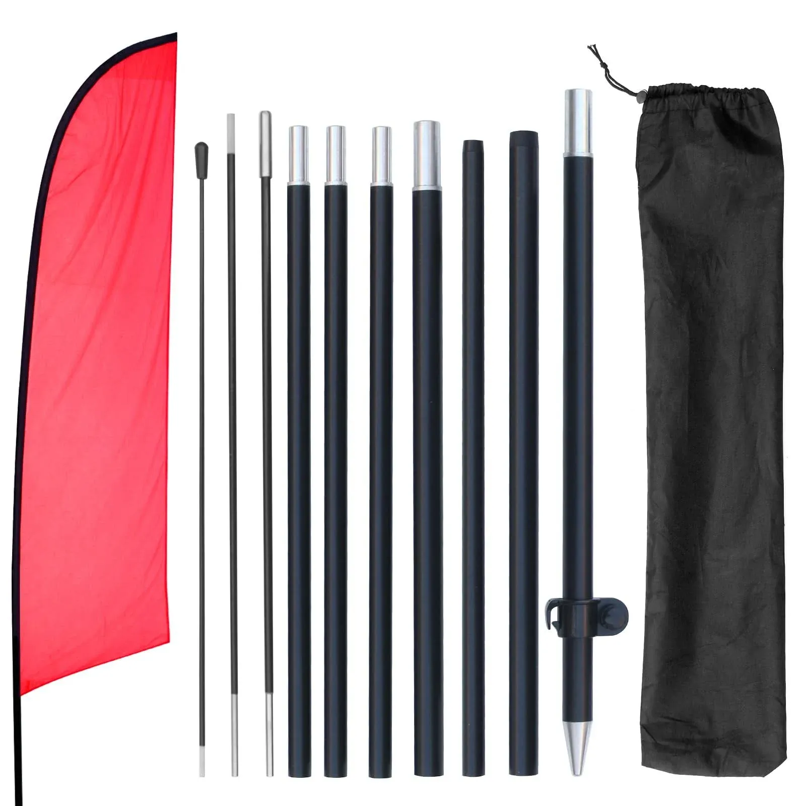 yeload Portable Flag Pole for 14ft Feather Flags