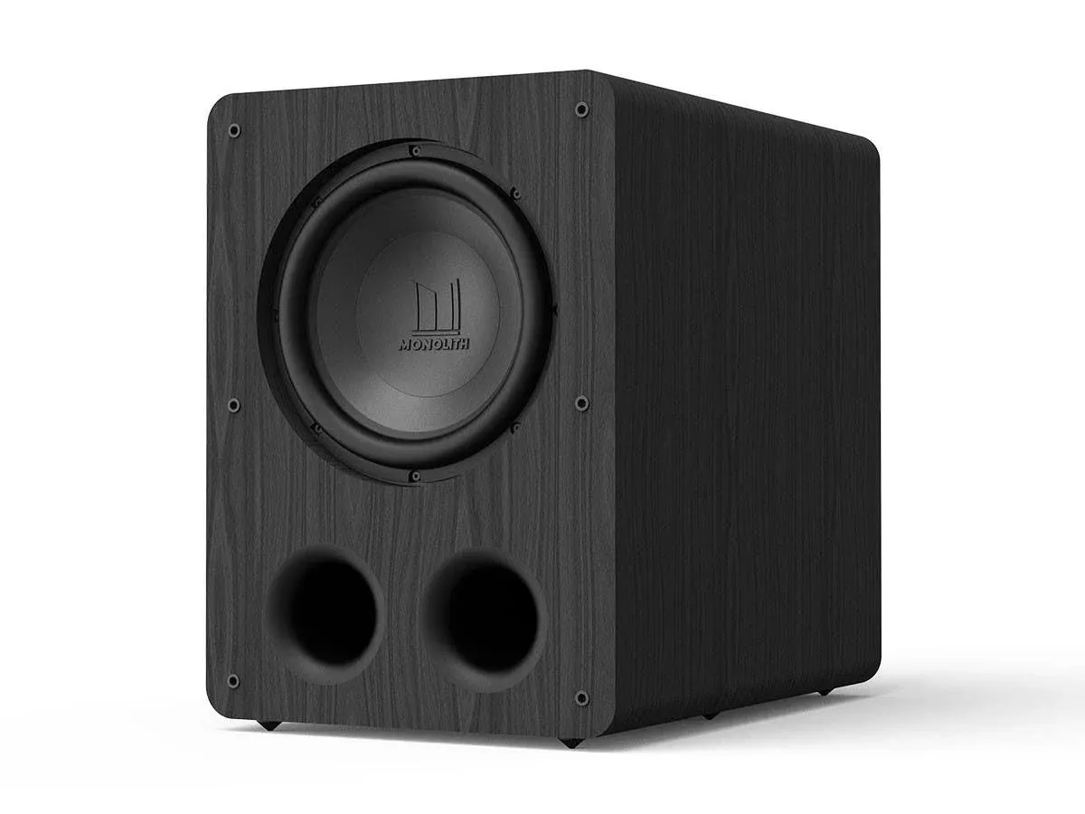 Monolith M-12 V2 12in THX Certified Ultra 500 Watt Powered Subwoofer, Massive ou